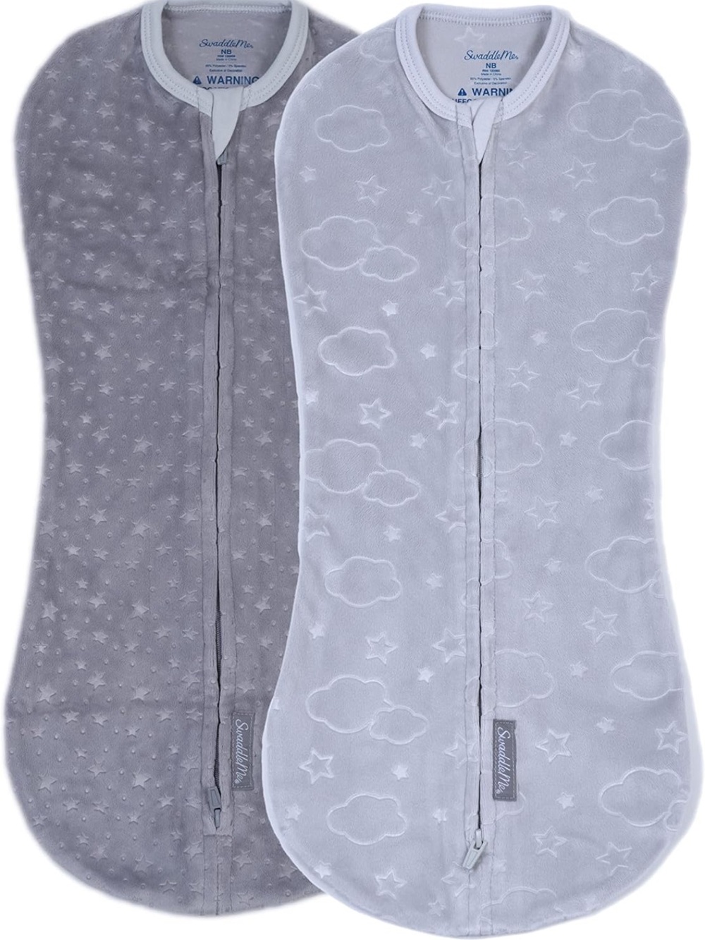 2 SwaddleMe Newborn Zip-Up Swaddle Sacks